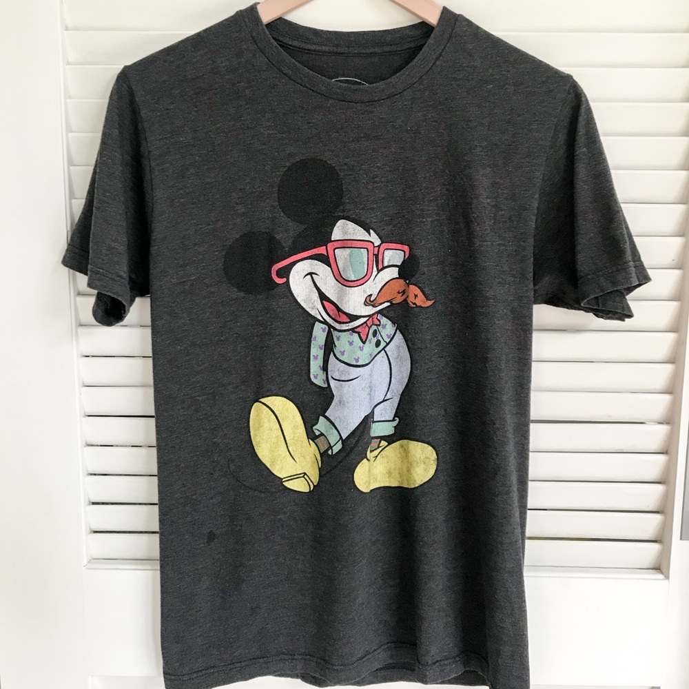 Retro Mickey Mouse with Mustache Disney Tee